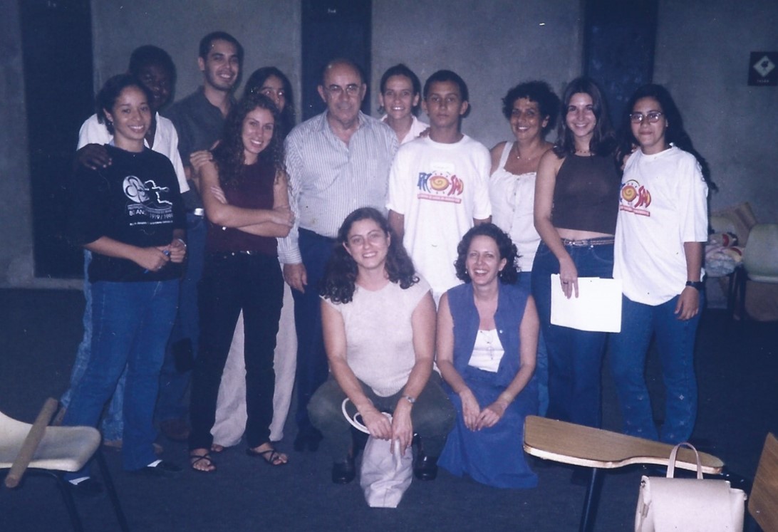 2000 - Viviane com o secretario de saude Dr Gazolla_I Forum Carioca de Juventude e Saude